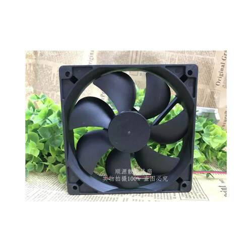 全新风机 JHX12025S12 DC12V 0.24A 12CM厘米两线散热风扇
