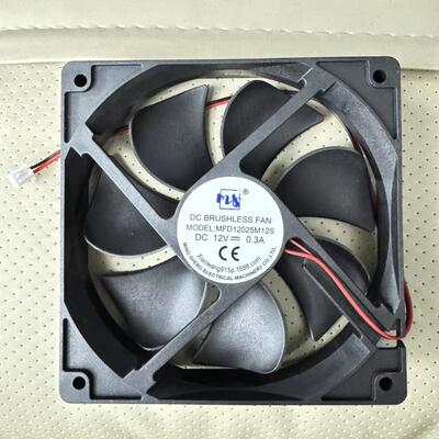 MFD12025M12S DC12V 0.3A 12CM厘米 120*120*25MM 静音散热风扇