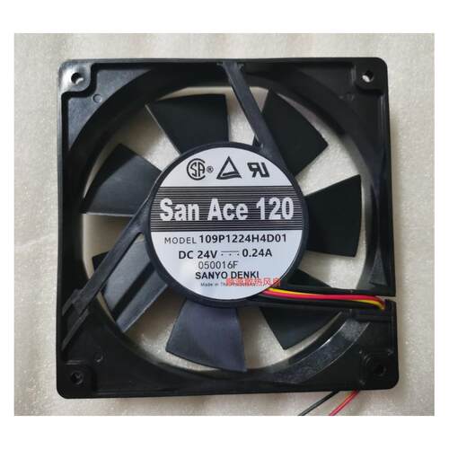 SANYO DENKI San Ace120 109P1224H4D01 24V 0.24A 散热风扇12025