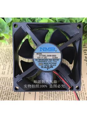 NMB 3110KL-04W-B57 12V 0.30A 8CM 8025 机箱散热风扇CPU风扇