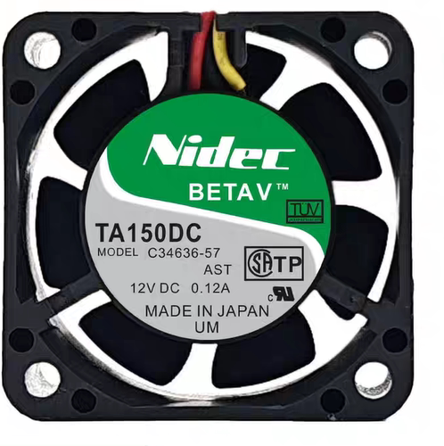 TA150DC 12V 0.12A 4020 3线NIDEC散热风扇C34636-57