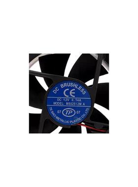 DC TP M802512M A DC12V 0.14A 8025 8CM 2线 电源 机箱 散热风扇