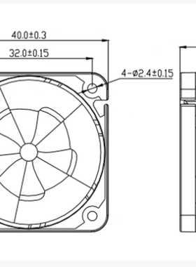 暴力风扇12V 4028 4CM厘米 大风量增压SY402812HB-ZY 12V 1.5A