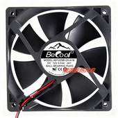 全新BECOOL 12025机箱直流风机散热风扇 12V0.53A AD1225B12H A18