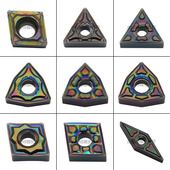 VNMG 七彩高硬数控刀片 TNMG1604 WNMG0804 AP105 高硬度淬火件用