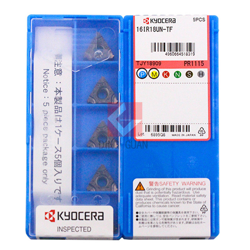 正品 Kyocera 京瓷 数控刀片 数控刀粒 16IR18UN-TF PR1115