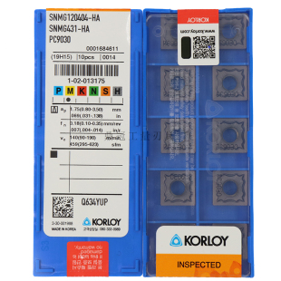 正品韩国克洛伊数控刀片SNMG120404-HA SNMG120408-HA PC9030