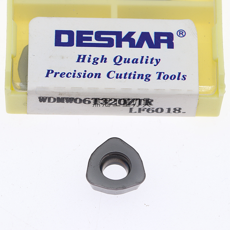 DESKAR戴斯卡数控快进给铣刀片 戴杰通装 WDMW06T320ZTR LF6018
