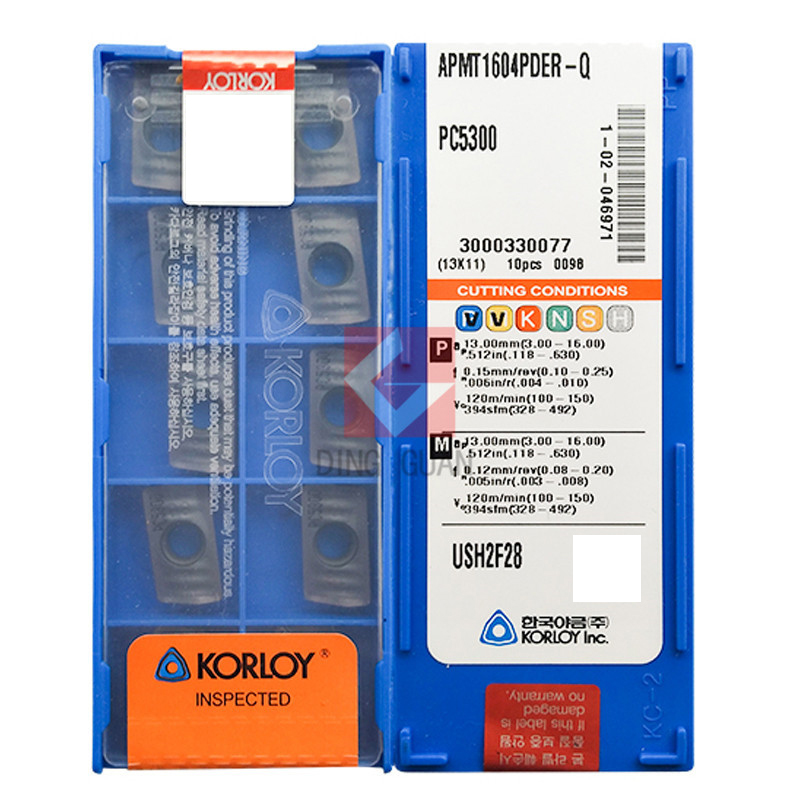 正品 韩国克洛伊 数控刀片 APMT1604PDER-Q PC5300