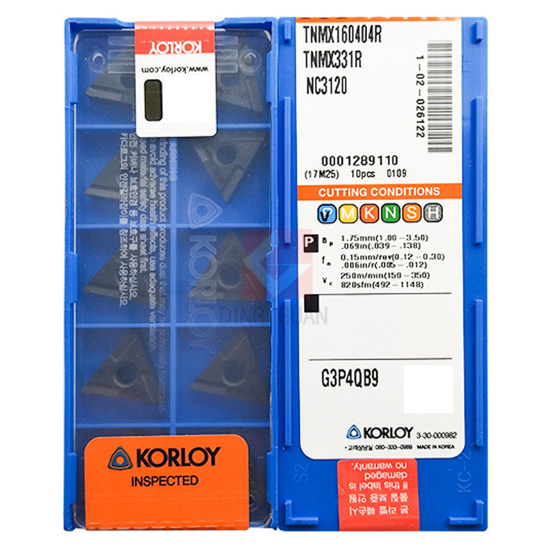 正品 韩国克洛伊 数控刀片 数控刀粒 TNMX160404R NC3120
