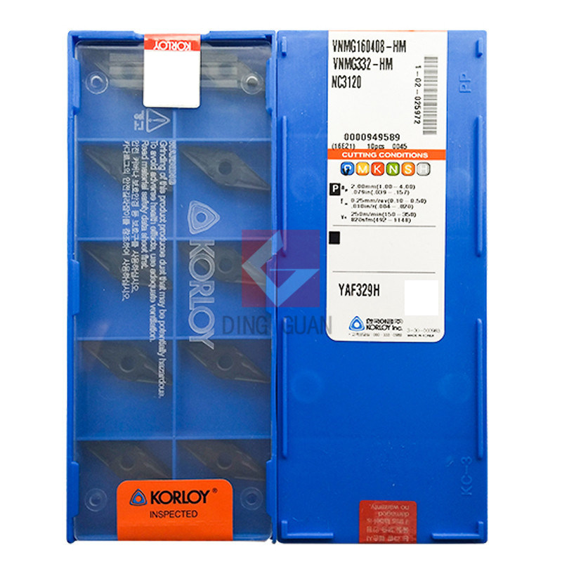 正品 韩国克洛伊 数控刀片 VNMG160408-HM NC3120
