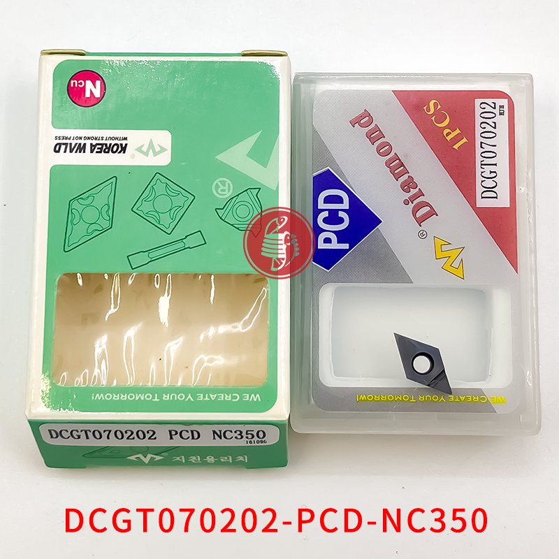 万龙达金刚石PCD刀片铜用 DCGT070202 DCGT070204-PCD-NC350