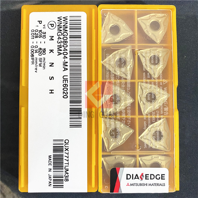 日本三菱 数控刀片 WNMG080404-MA UE6020 WNMG080408-MA UE6020
