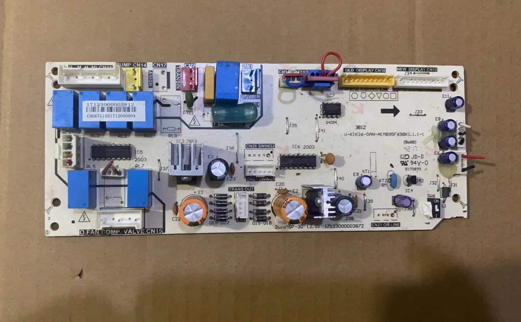 美的电脑板KIK26-DAN-A(MB95F