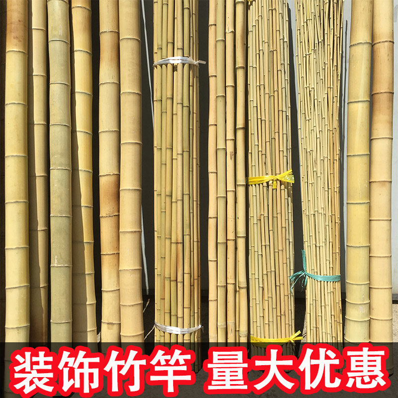竹竿装饰搭架竹子杆竹架子