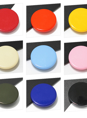 黑色平面扣亮面高脚圆形树脂扣衬衫纽扣扣子红色毛衣扣外套大衣扣