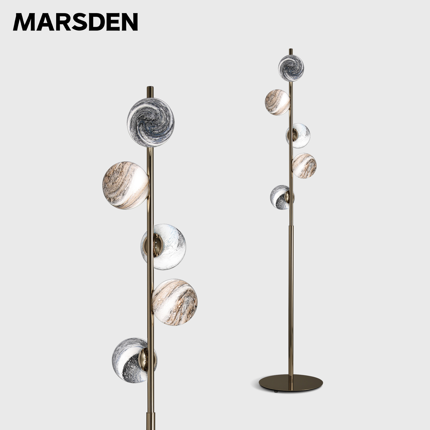 马斯登简约卧室书房床头落地灯