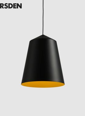 马斯登餐厅吊灯现代简约黑色单头艺术吧台设计师艺术高级感氛围灯