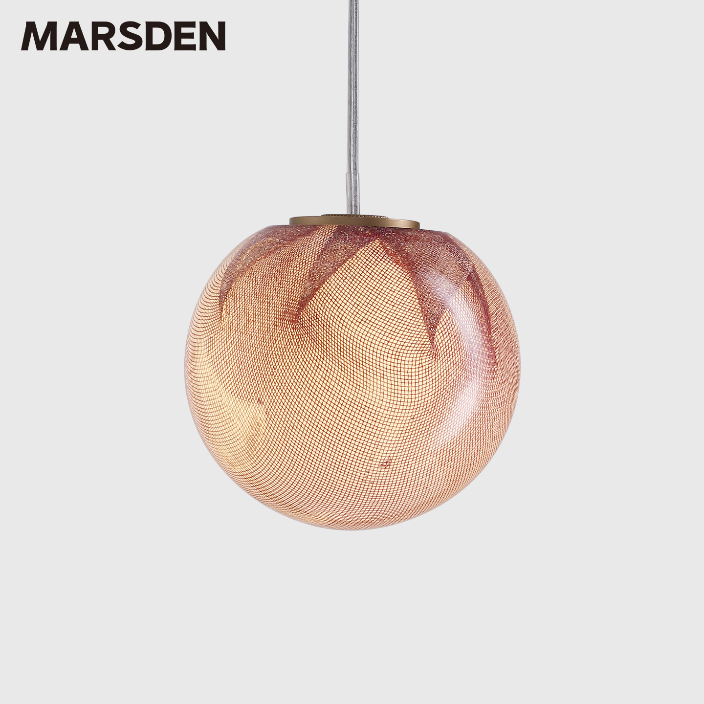 马斯登手工玻璃卧室床头小吊灯高级感现代餐厅吧台设计师吊线灯具