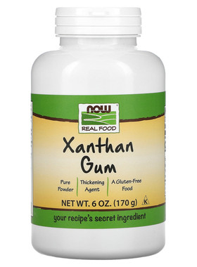 美国Now Foods无麸质烘焙黄原胶 xanthan gum 170g食用增稠剂