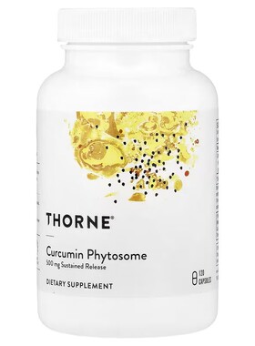 美国Thorne Curcumin Phytosome Meriva-SF姜黄素磷脂复合物120粒