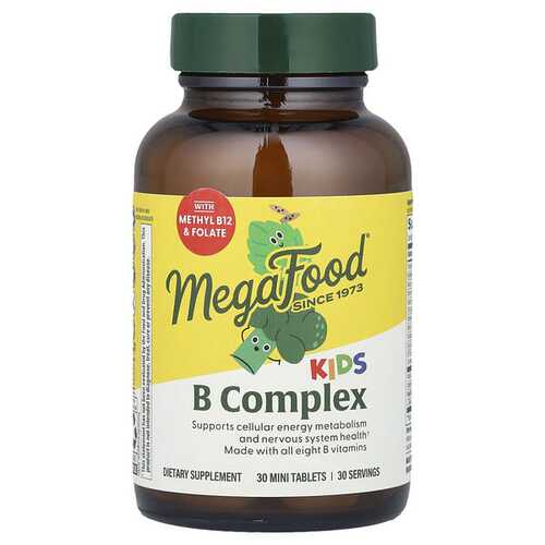 美国 MegaFood Kids B Complex 儿童 B 族复合物维生素 30片