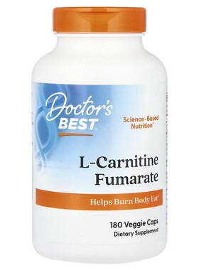 美国Doctor s Best L-Carnitine左旋肉碱富马酸盐180粒Biosint