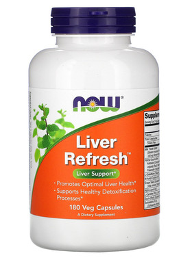 美国 NOW Foods Liver Refresh肝脏再再生胶囊180粒素食