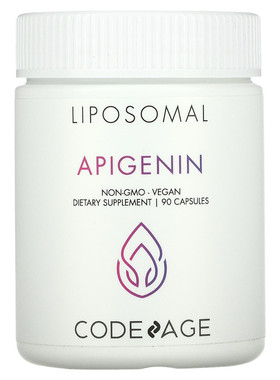 美国Codeage  apigenin 脂质体 芹菜素 非转基因90粒素食胶囊