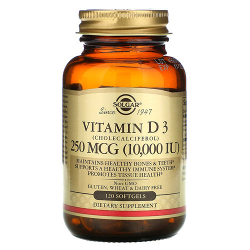 美国solgar维生素d3iu软胶囊