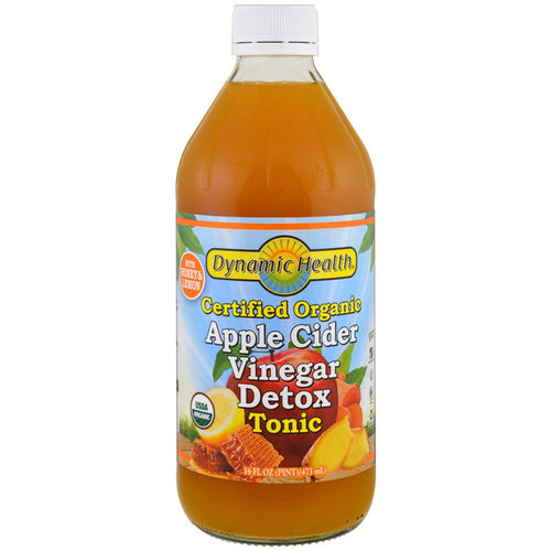 Dynamic Health apple cider vinegar detox清体滋补苹果醋 473ml