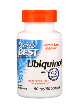 美国doctor s best 还原型辅酶Q10 Kaneka QH 50mg 90粒泛醇