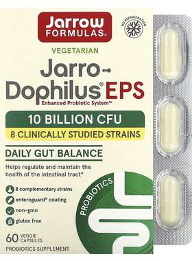美国Jarrow Formulas Dophilus EPS成人肠胃道益生菌120粒50亿