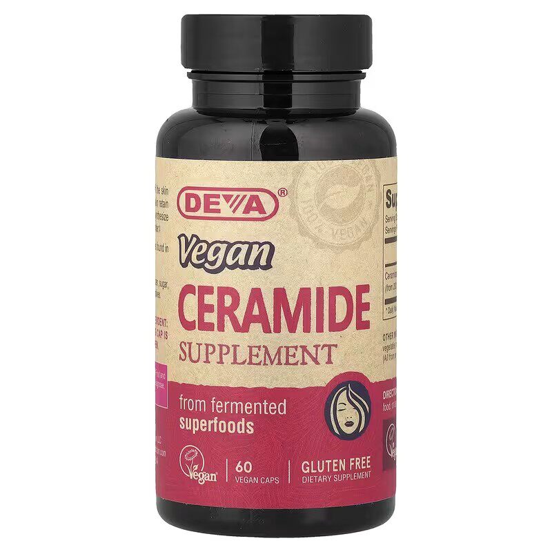 美国 Deva ceramide神经酰胺素食片剂 肌肤健康透亮60片补水保湿
