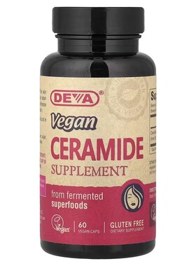 美国 Deva ceramide神经酰胺素食片剂 肌肤健康透亮60片补水保湿
