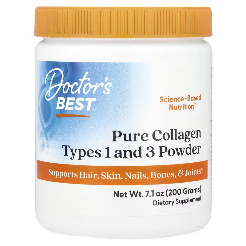现货美国Doctor s Best Collagen水解胶原蛋白粉 200g 1和3 - 实物图