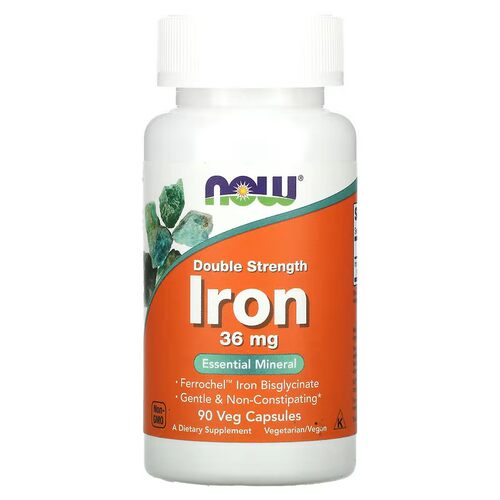 美国nowiron甘氨酸补铁90粒
