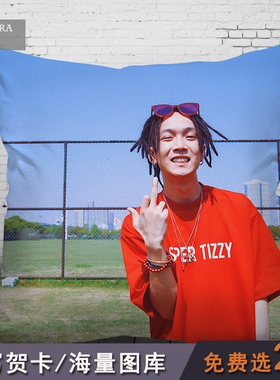 DIY定制照片抱枕TizzyT谢锐韬 你的男孩TT抱枕周边午睡靠枕垫订做