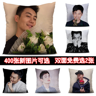 DIY照片接吻鱼抱枕朱亚文抱枕定制办公靠垫漂洋过海来看你周边