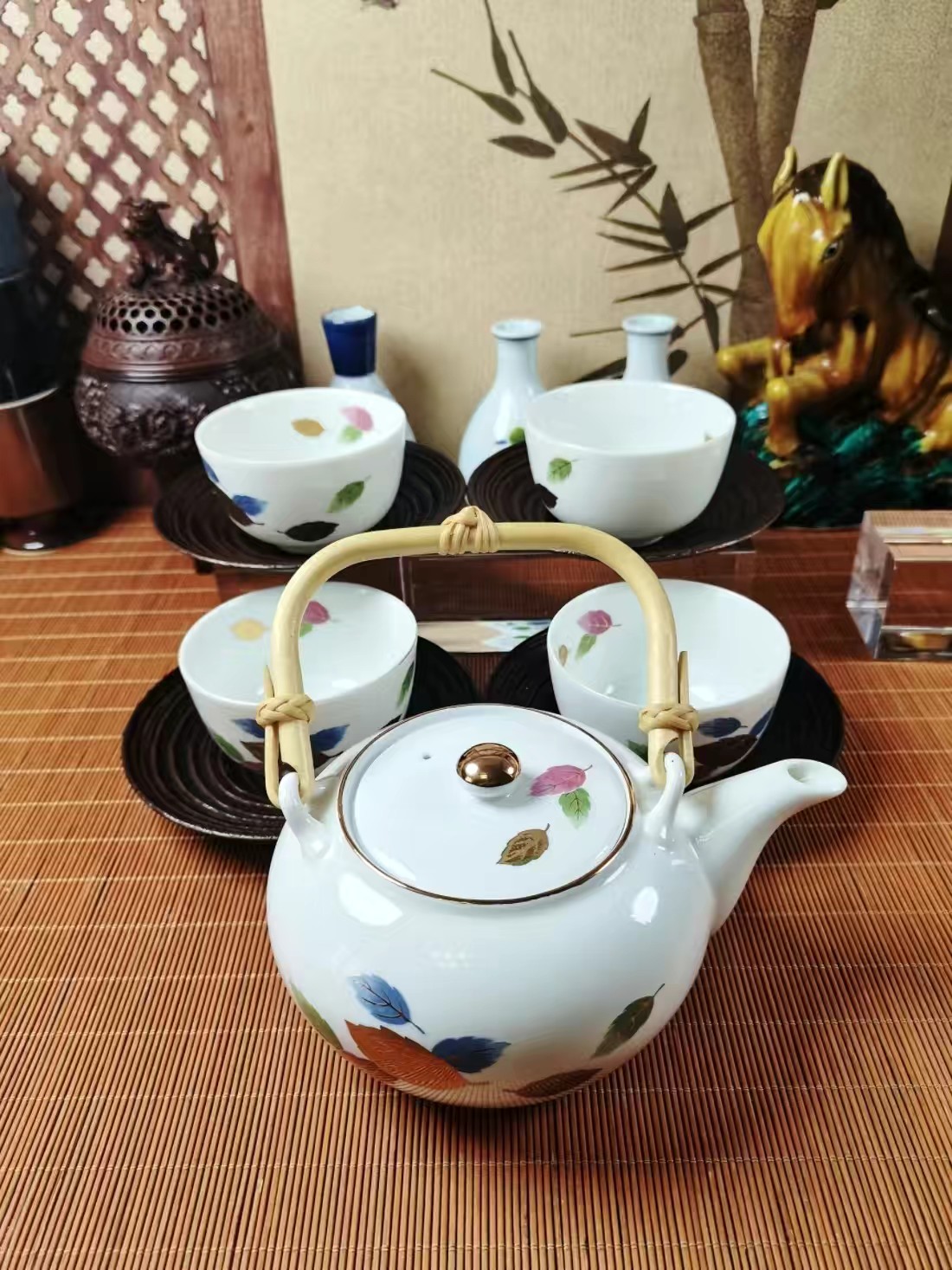 日本回流瓷器茶套