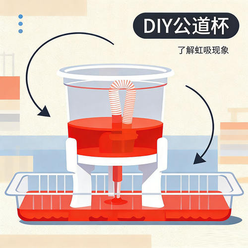 公道杯拼装模型DIY科技小