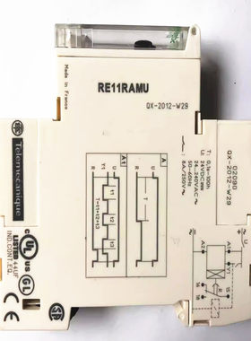 RE11RAMU原装进口正品施耐德时间继电器RE17RMMW 通电延时
