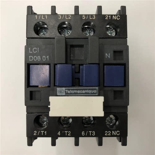 Telemecanique抱闸接触器LC1-D0601 LC1-D06...N AC220V电梯封星