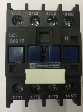 Telemecanique抱闸接触器 LC1-D0610 LC1-D06...N AC220V电梯门锁