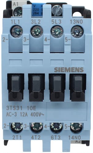 原装正品西门子接触器AC-3 12A 400V/AC-1 25A 3TS31 10-0X 1N0