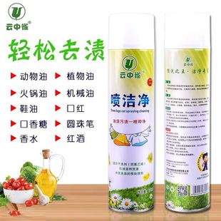 云中雀喷洁净羽绒服油污去除剂衣领净家用干洗店干洗用品包邮24瓶