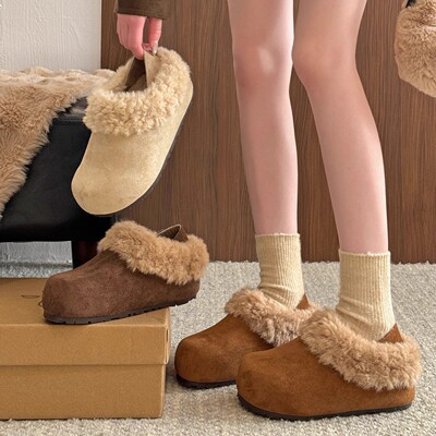 2025新款冬季雪地靴毛毛棉鞋