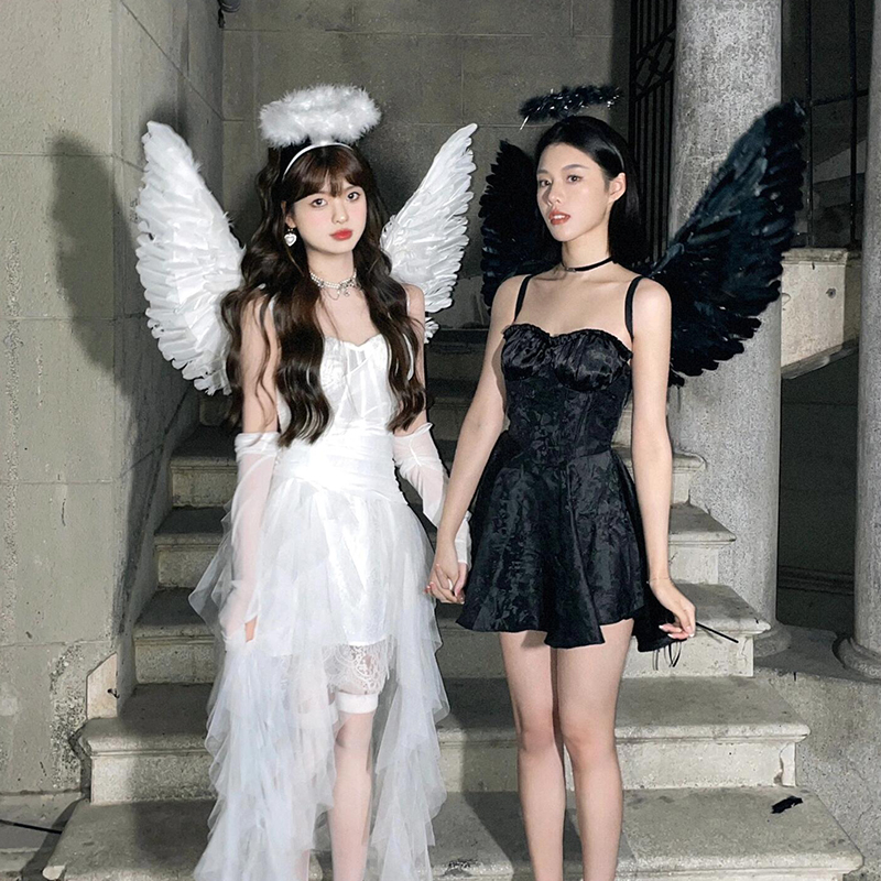 万圣节成人天使恶魔服