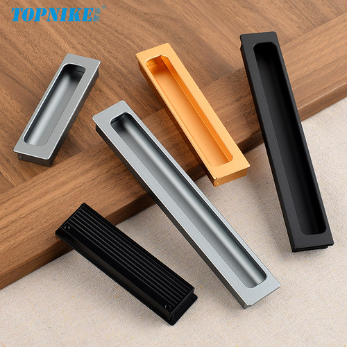 嵌入式隐形衣柜门拉手抽屉把手