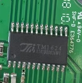 全新原装 TM1624 贴片SOP24 LED数码管驱动器芯片